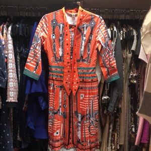 Gorgeous designer inspired pleated dress